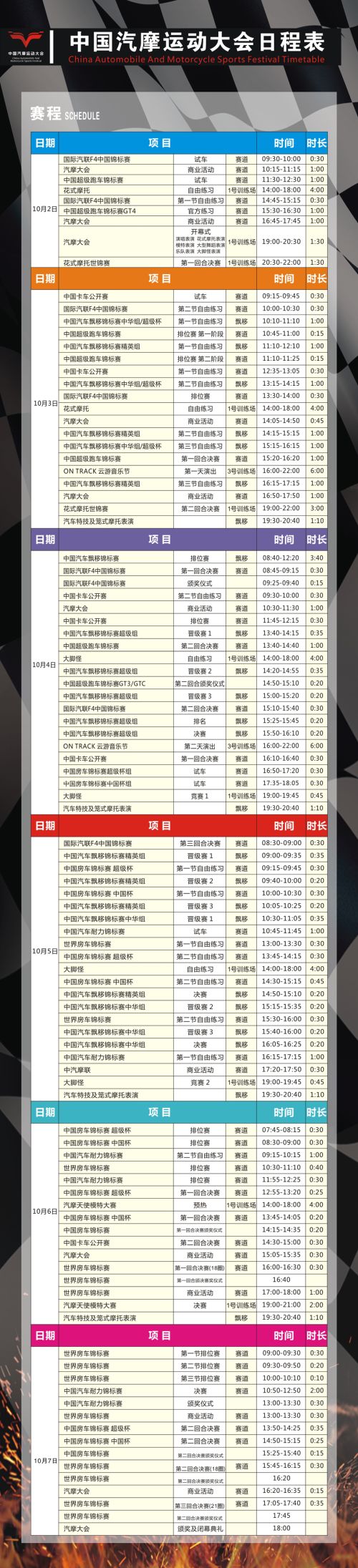 看頂級(jí)車手賽車、聽華晨宇唱歌、玩轉(zhuǎn)汽摩現(xiàn)場(chǎng)… 2018汽摩大會(huì)最強(qiáng)攻略出爐啦！(圖1)