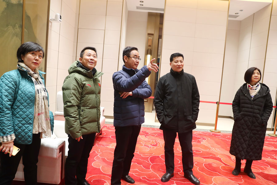 劉誓?？疾煳錆h體育中心 要求加強場館賽后利用(圖5)